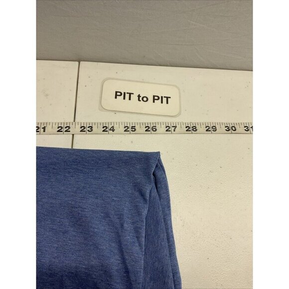 Polo Ralph Lauren‎ henley Mens XL Long Sleeve Pullover Pony Blue Pima soft touch - Picture 5 of 8